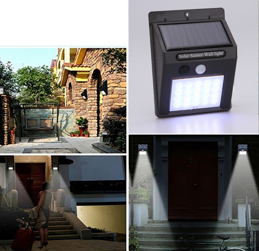 Solar Powered Lights with Motion Sensor