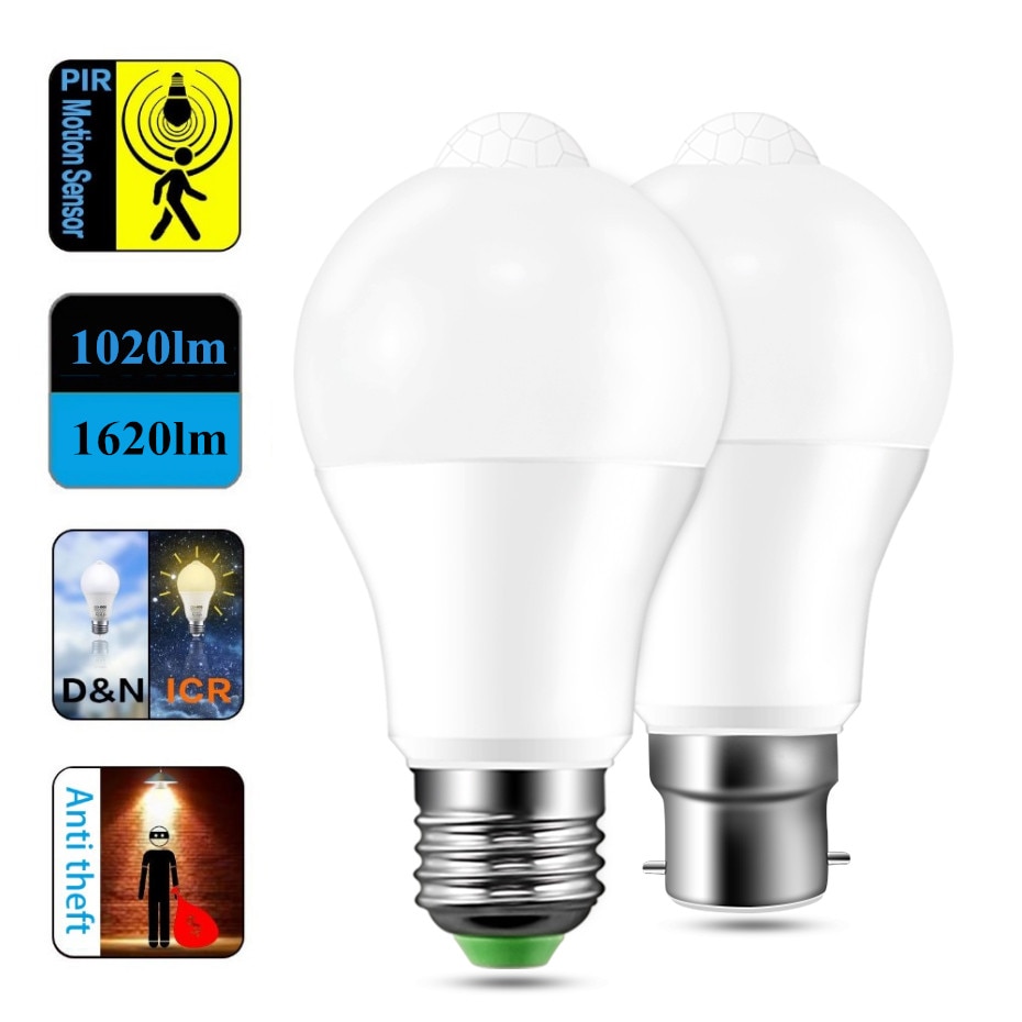 Smart LED Motion Sensor Light Bulb