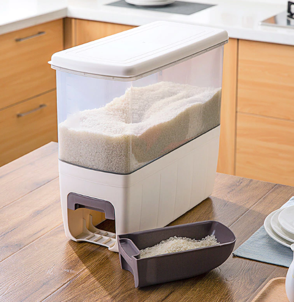 Rice Dispenser Food Storage Container