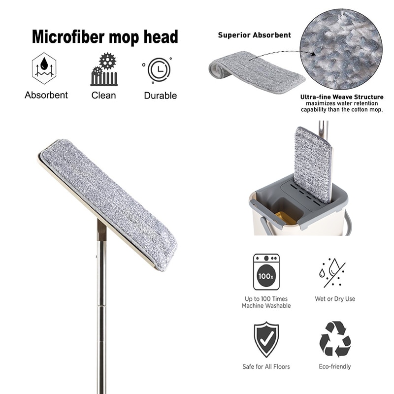 Microfiber Mop Bucket System