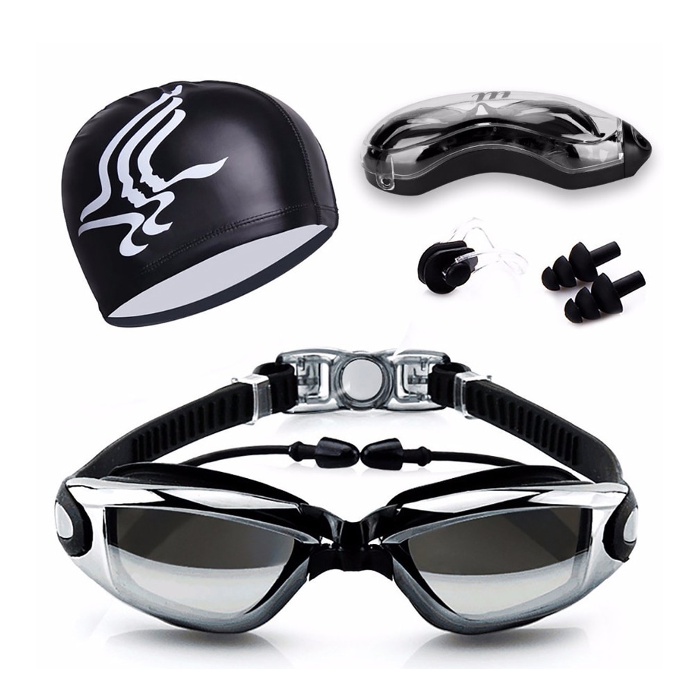 Swimming Goggles Adjustable Gear Set