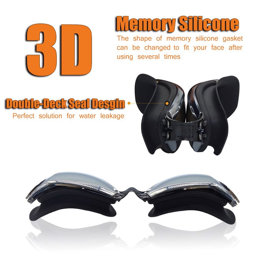 Swimming Goggles Adjustable Gear Set