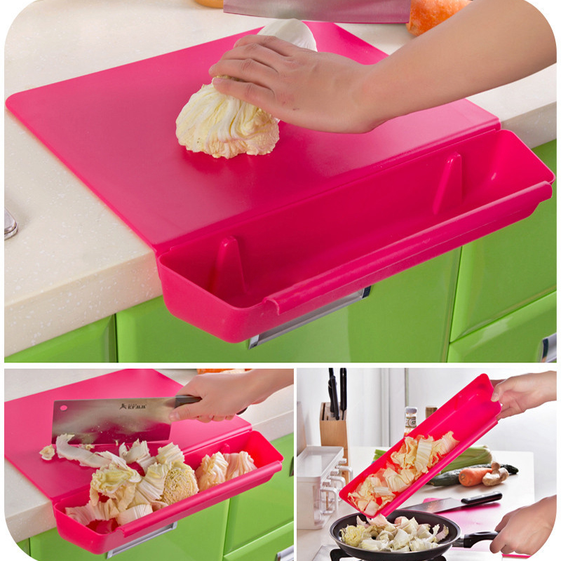 2in1 Plastic Chopping Board Non-Slip Mat