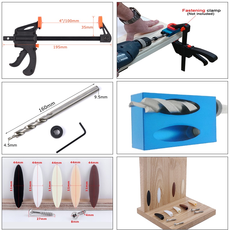 Pocket Hole Jig Guide Set