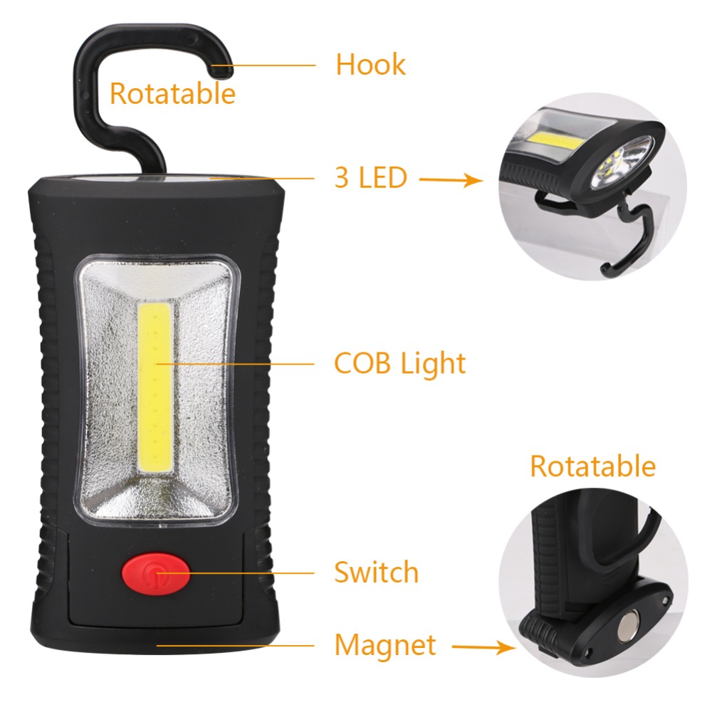 COB Light Tent Hooked Lamp