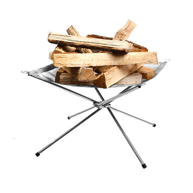 Portable Fire Pit Camping Burn Stand