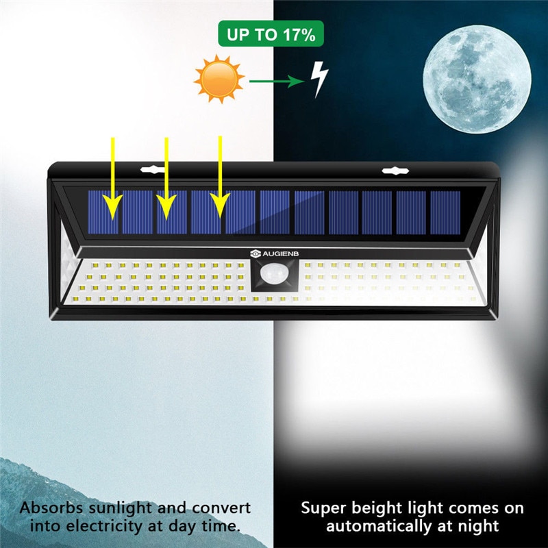 Solar Lights Outdoor LED Lamp