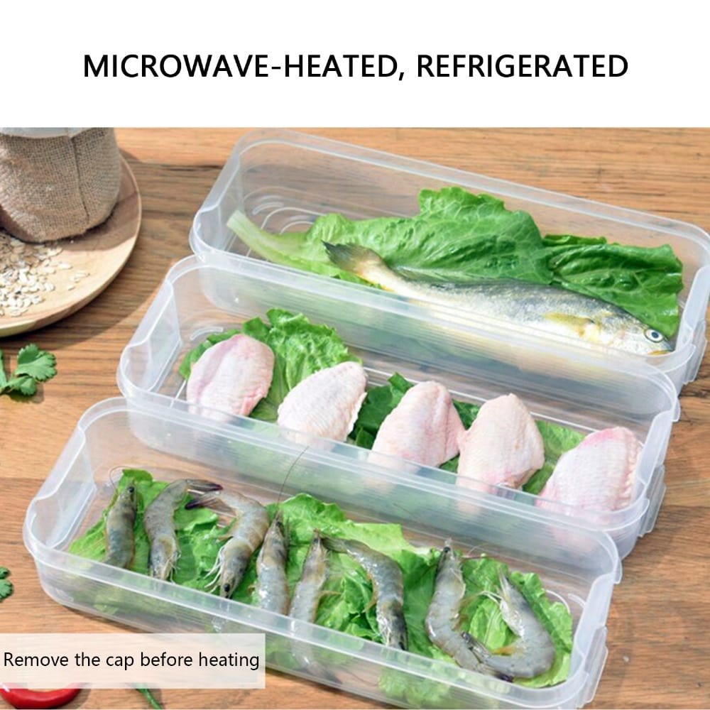 Plastic Tubs Food Container Organizer