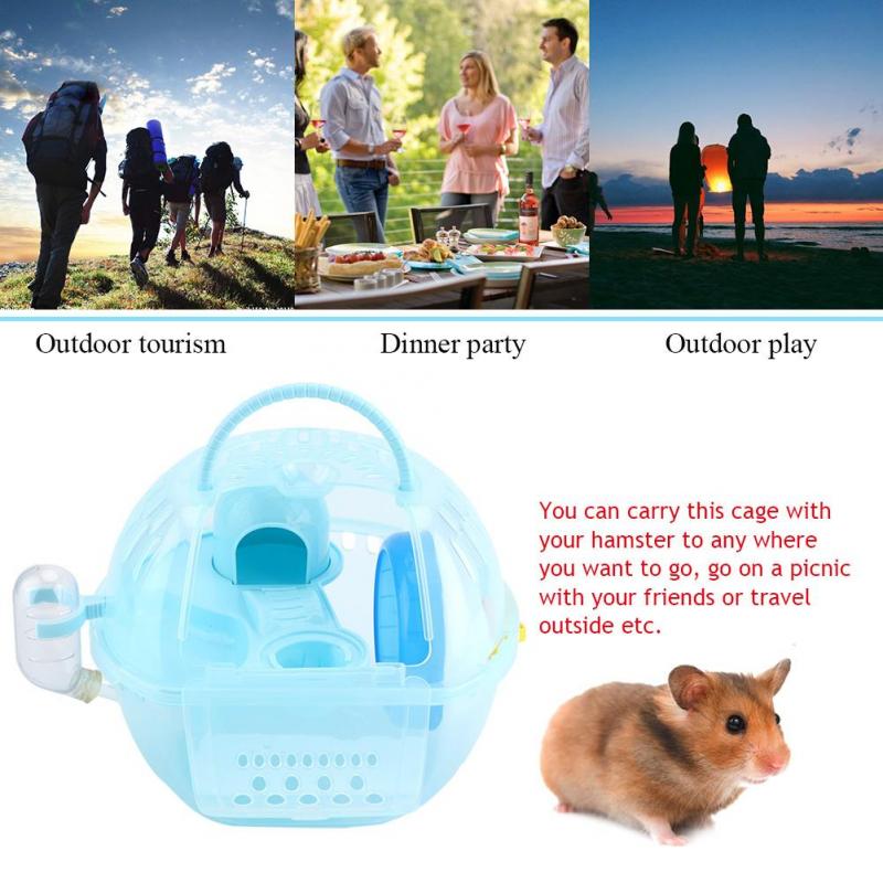 Portable Hamster House Carrying Cage