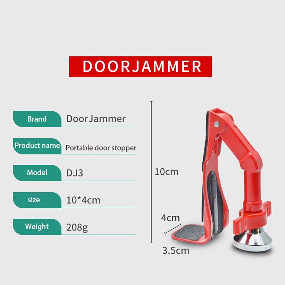 Door Jammer Portable Entrance Lock