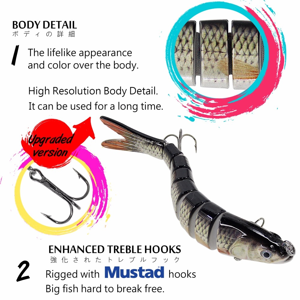 Fishing Bait Multi-Jointed Tackle