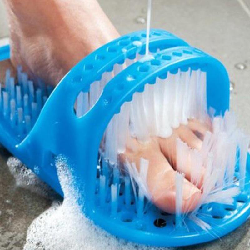 Bath Slippers Shower Foot Scrubber