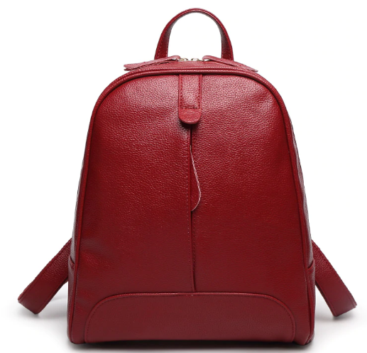 Woman Small Backpack Genuine Leather