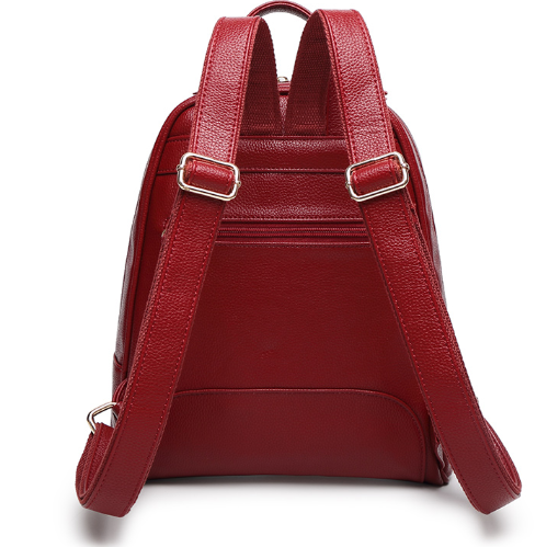 Woman Small Backpack Genuine Leather