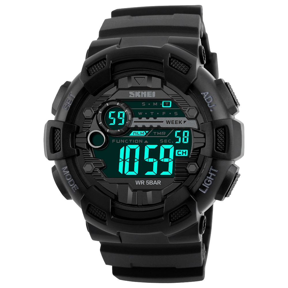 Silicone Sports Electronic Watch