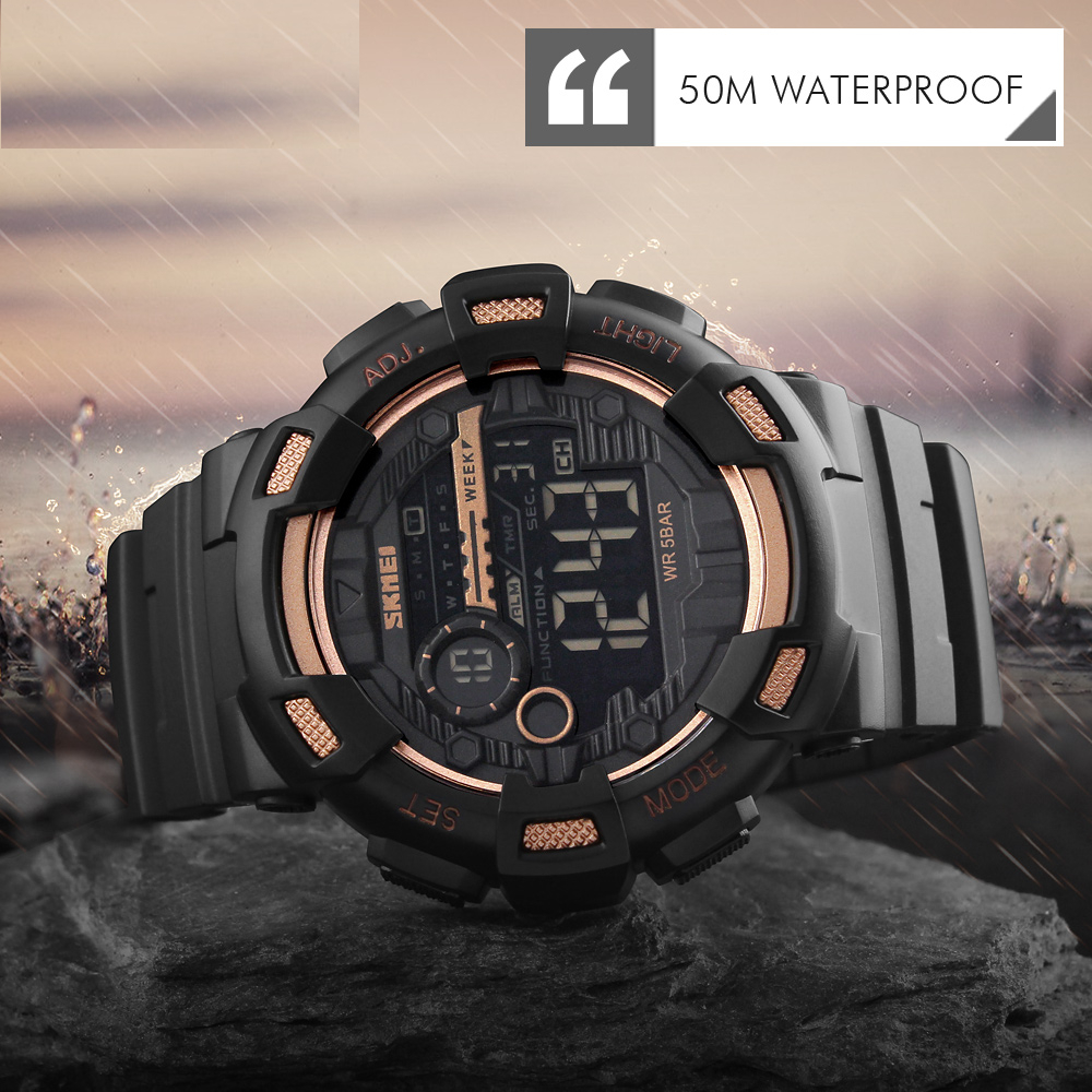 Silicone Sports Electronic Watch