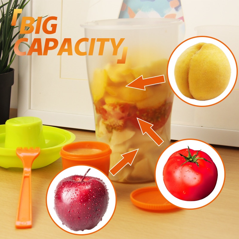 Fruit Cups Portable Salad Tumbler