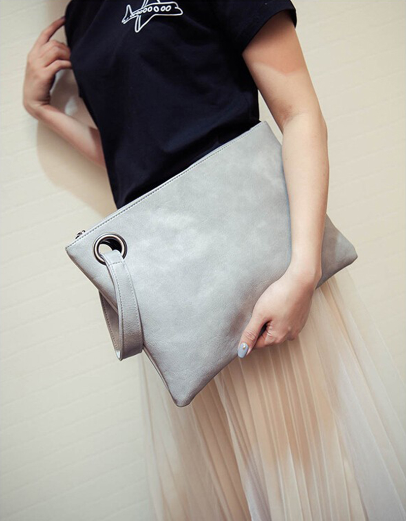 Clutch Bag Leather Envelope