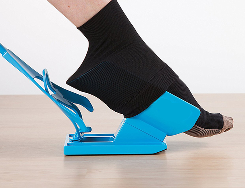Sock Aid Foot Slider Device