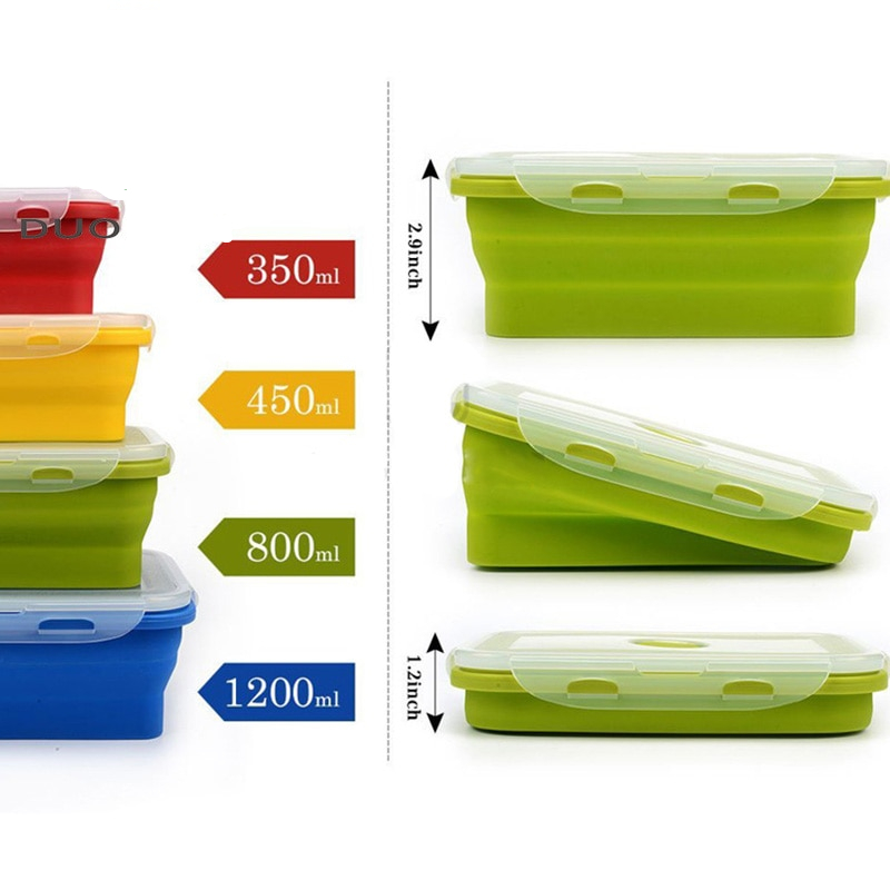 Food Container Collapsible Silicone