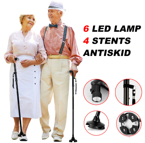 Walking Stick Folding LED Light