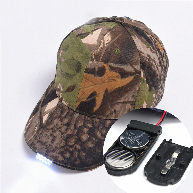 Outdoor LED Baseball Hat Light