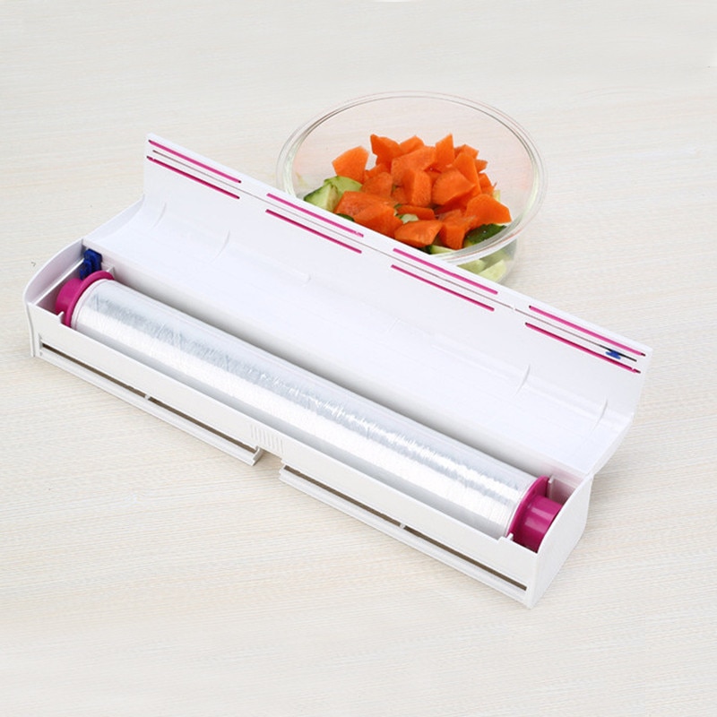 Plastic Cling Film Dispenser and Cutter