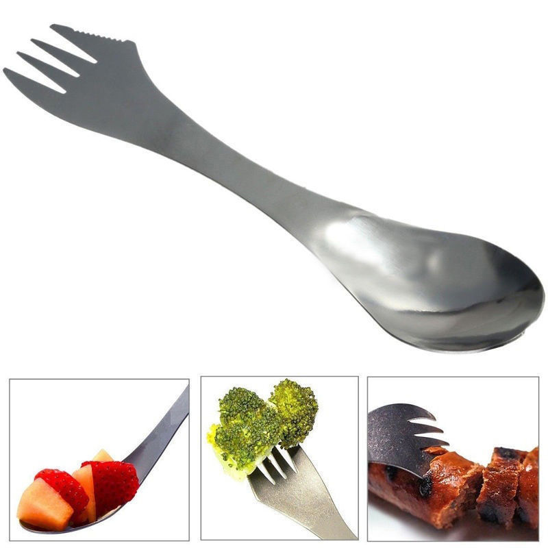 Portable Spork Camping Cutlery Tool