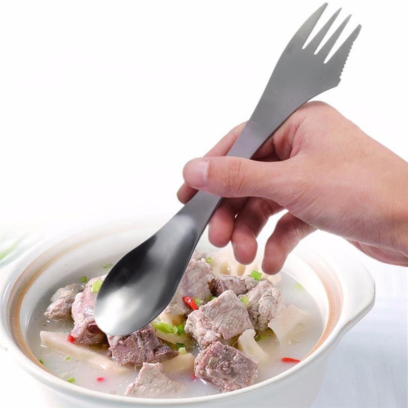 Portable Spork Camping Cutlery Tool