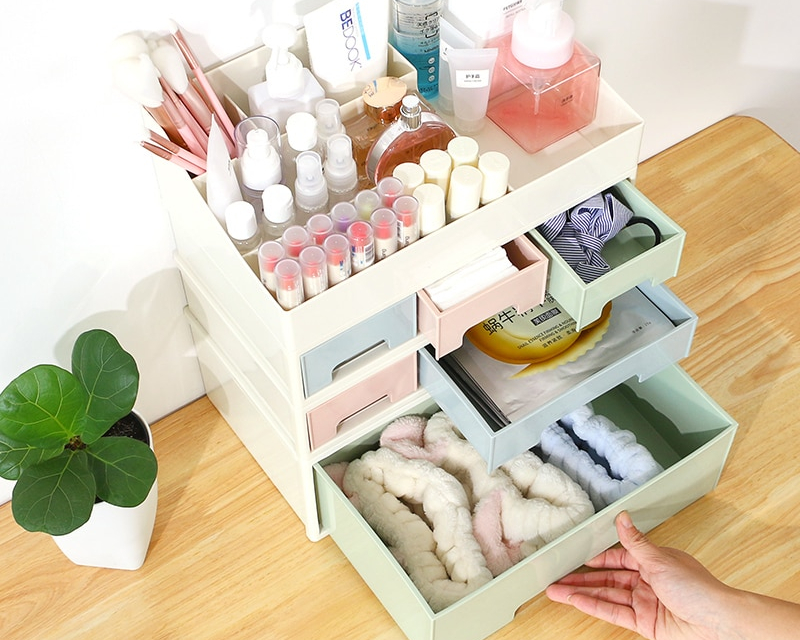 Stackable Cosmetic Organizer Jewelry Holder