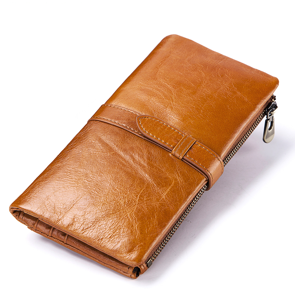 Leather Long Wallet Women Style