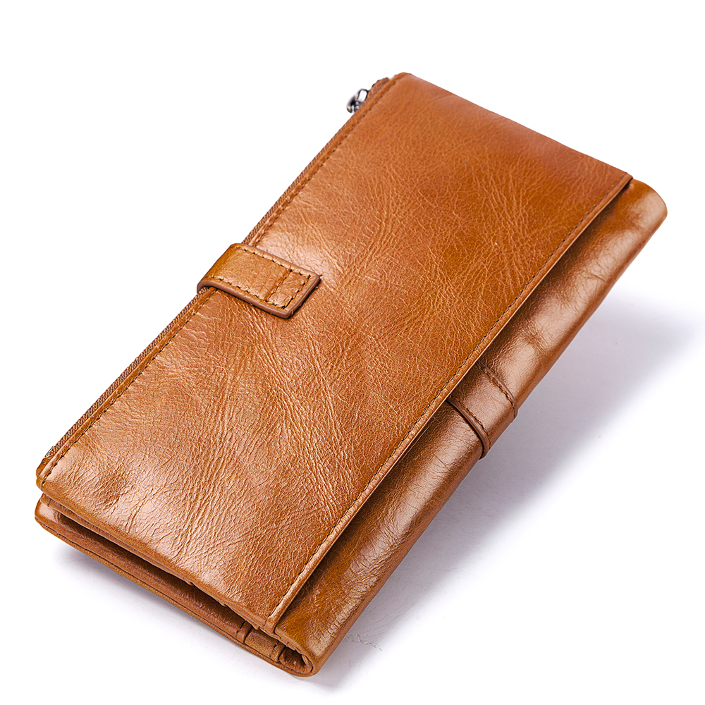 Leather Long Wallet Women Style