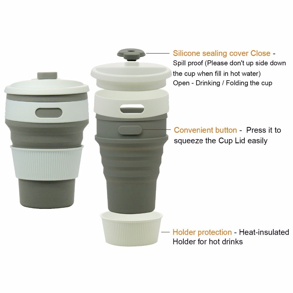 Silicone Collapsible Coffee Mug