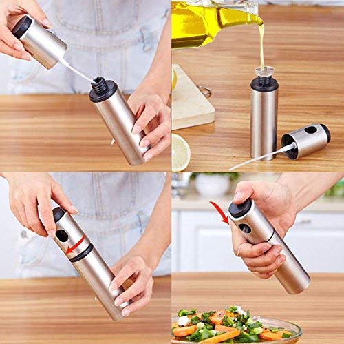 Oil Spray Stainless Steel Bottle