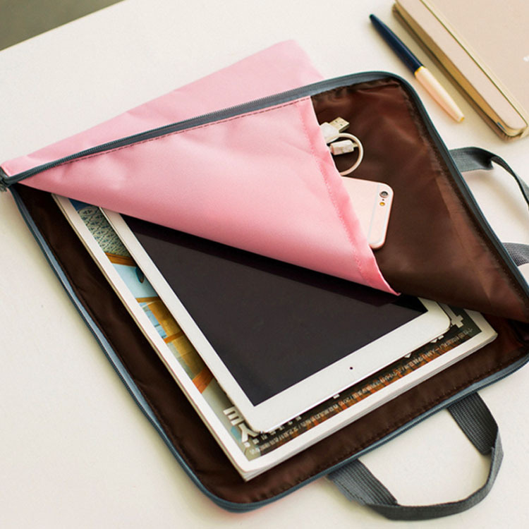 Fabric Document Holder Reusable File Pouch