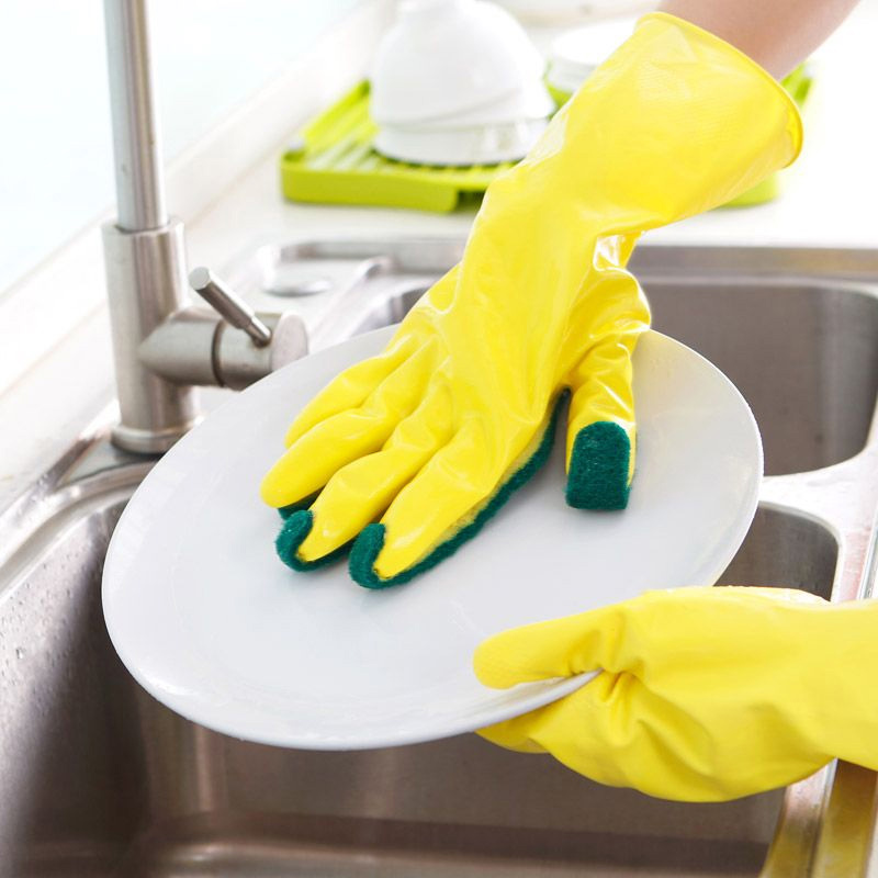 Dish Cleaning Gloves Sponge