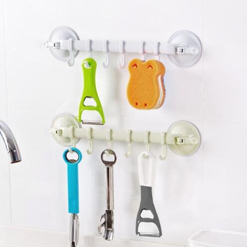 Plastic Wall Hook Rack Suction Grip