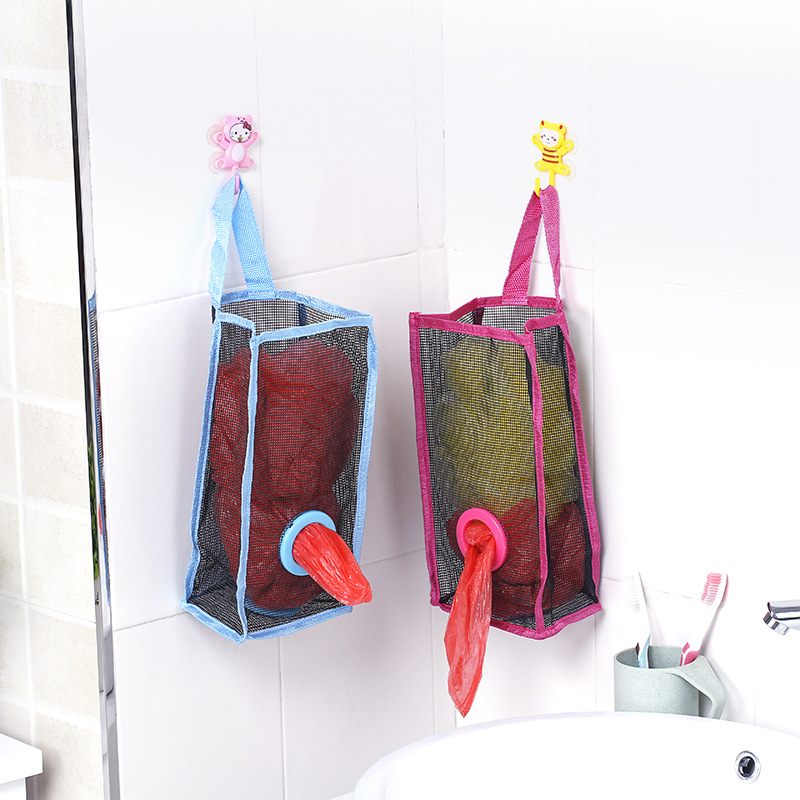 Plastic Bag Holder Mesh Storage