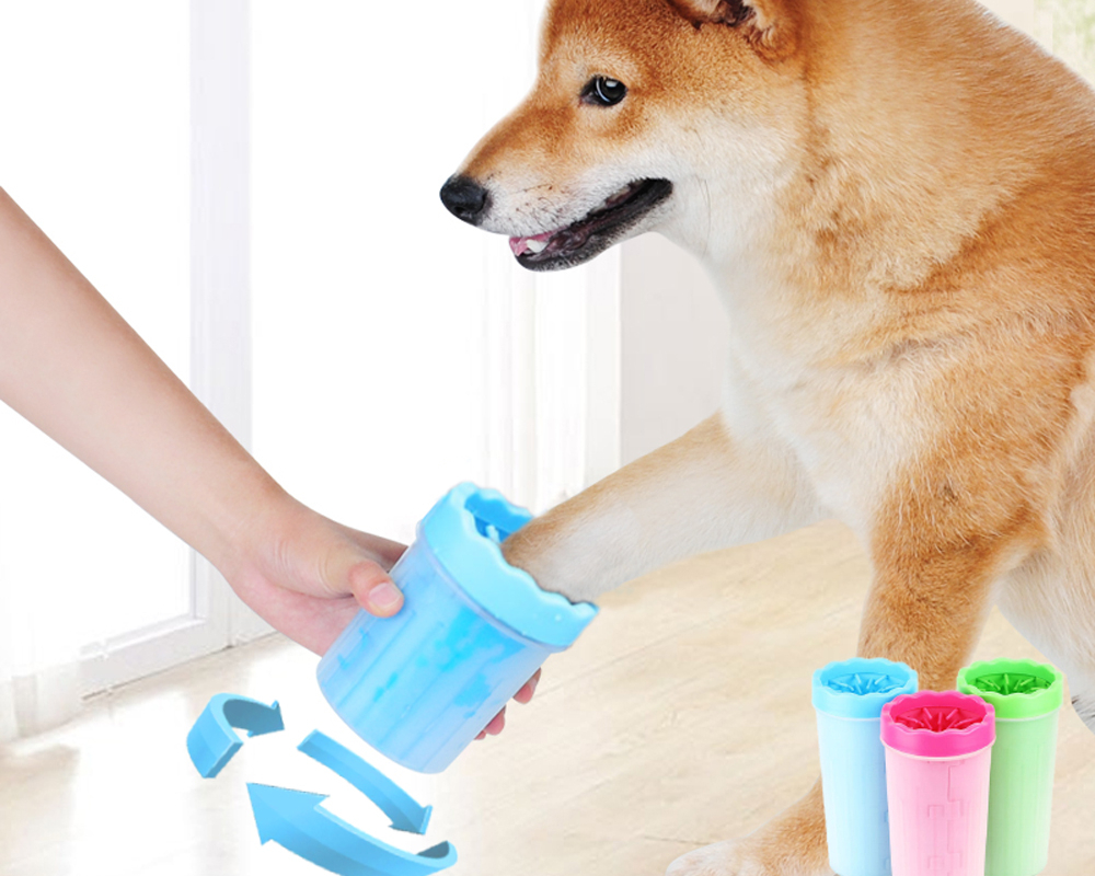 Pet Paw Wash Cleaning Tool Cup