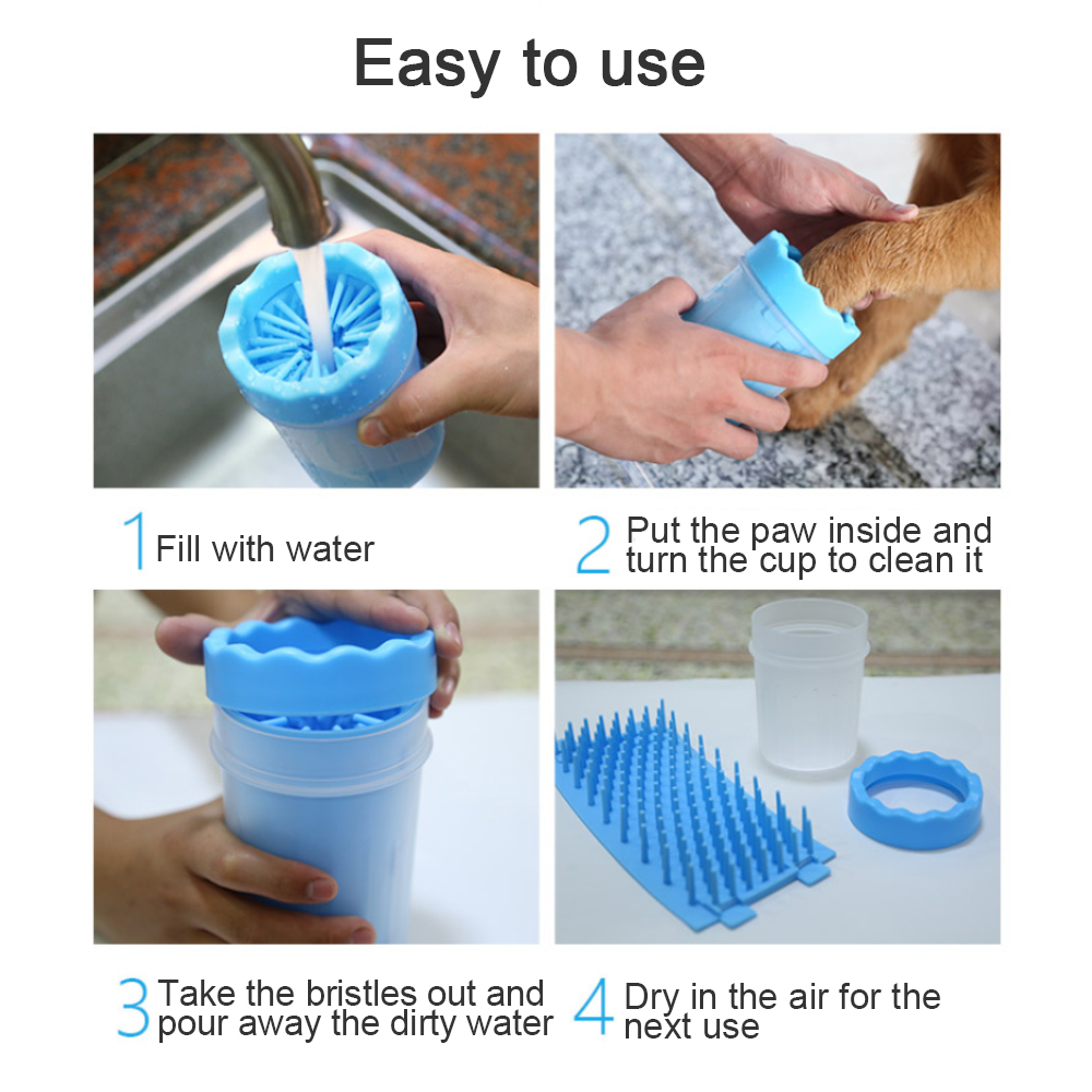 Pet Paw Wash Cleaning Tool Cup