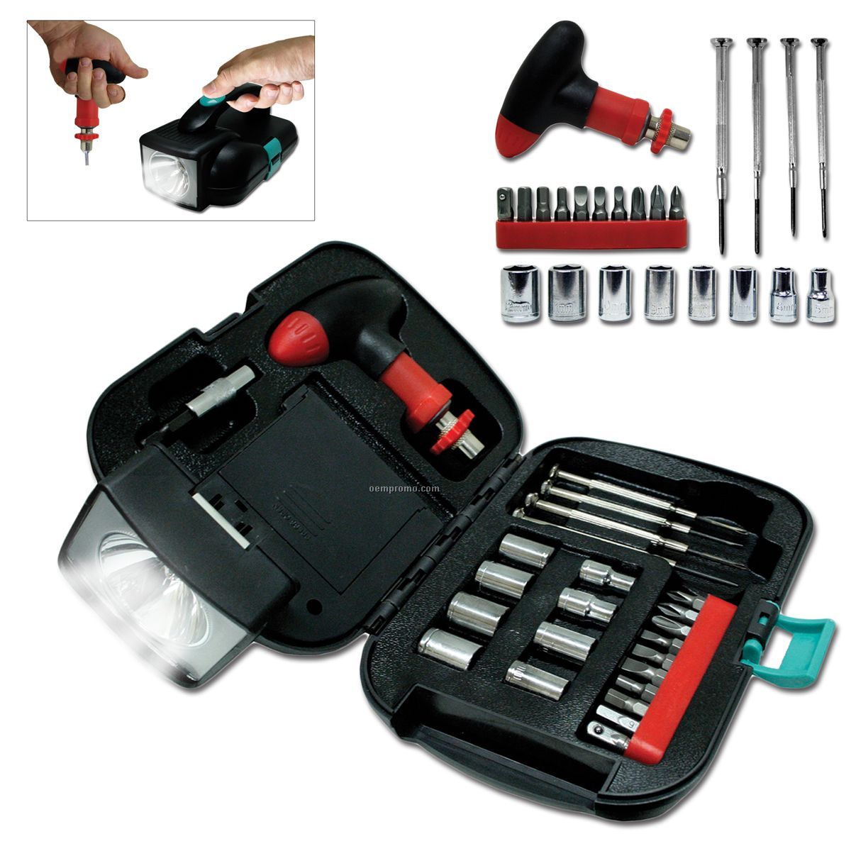 25pcs Portable Mixed Tool Kit Set