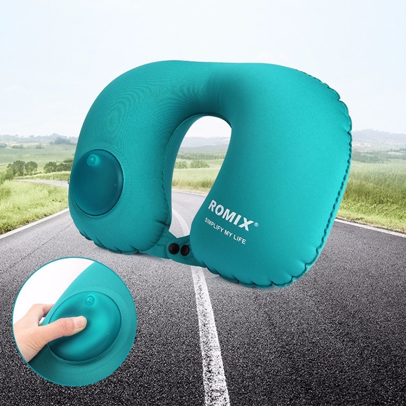 U-Shaped Inflatable Travel Pillow