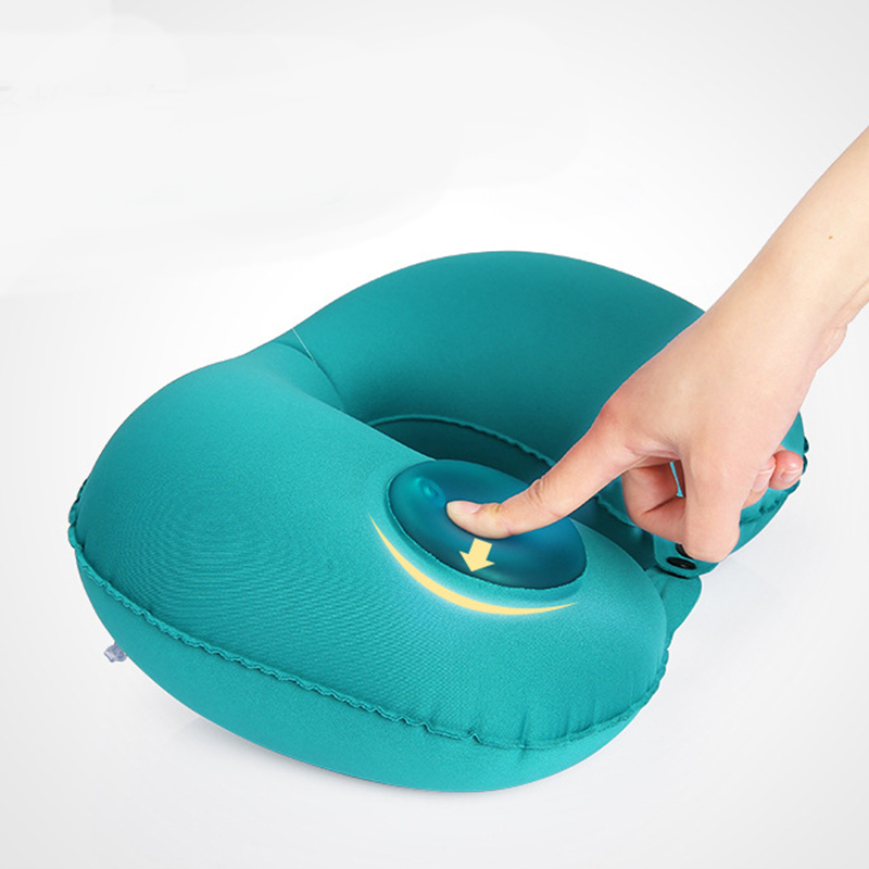 U-Shaped Inflatable Travel Pillow