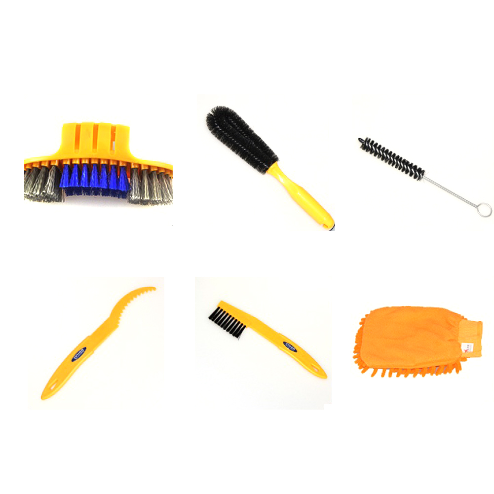 6-Piece Portable Bike Cleaning Kit