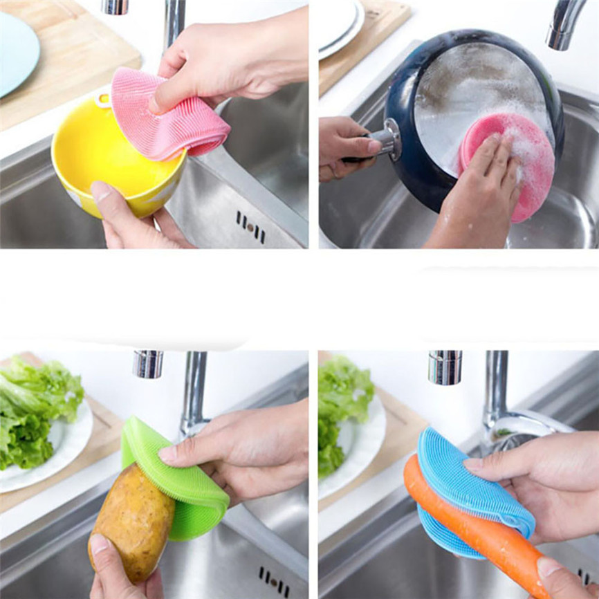 Eco-Friendly Silicone Dish Washing Sponge