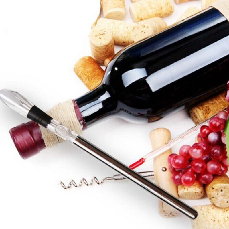 Stainless Steel Wine Chiller Stick With Pourer