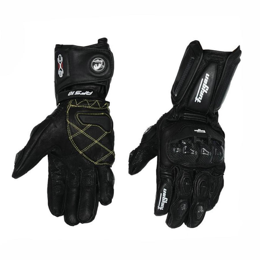 Carbon Fiber Motorcycle Leather Gloves