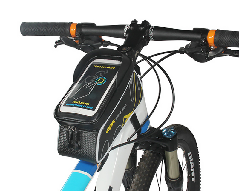 Waterproof Bike Bag Top Tube with Phone Holder