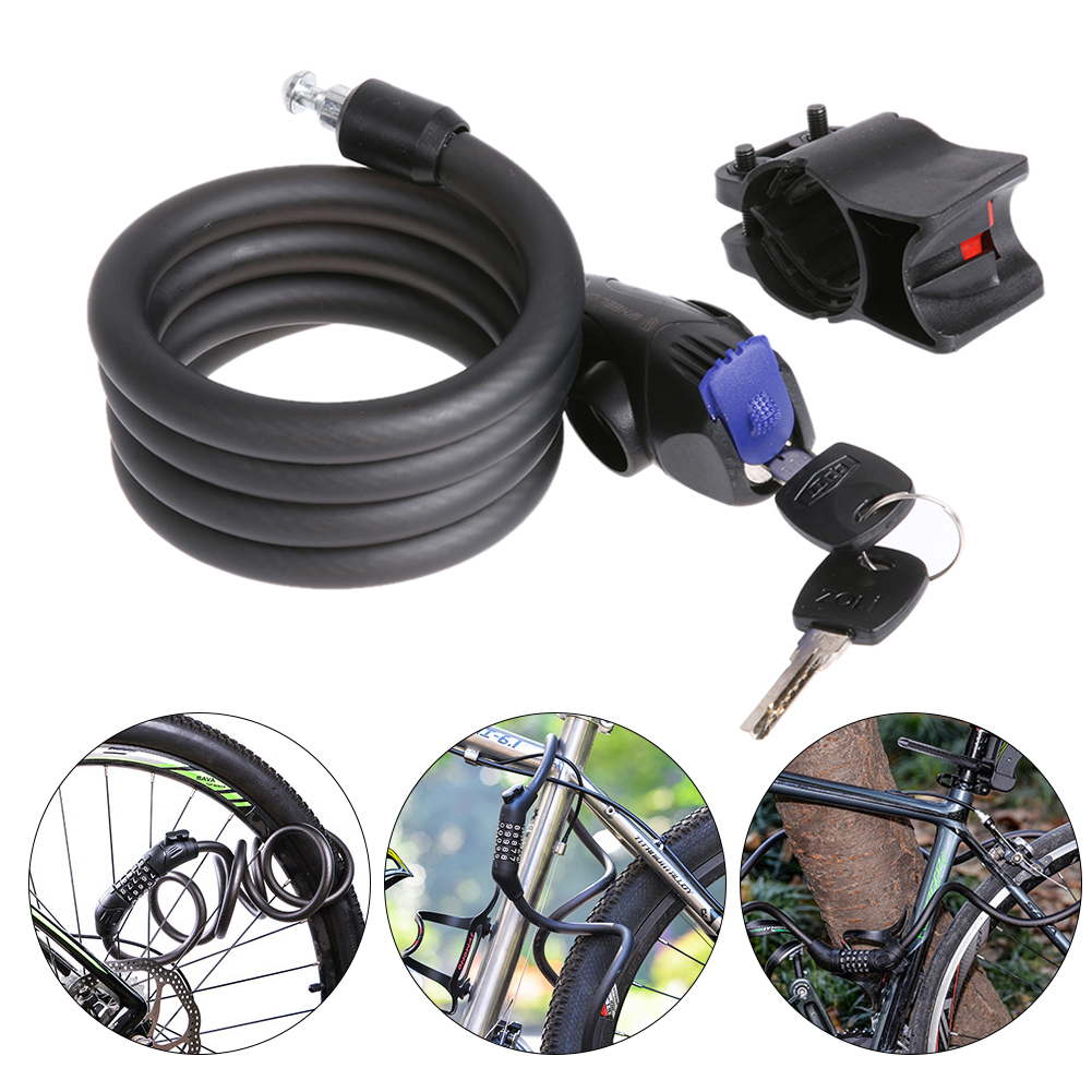 Bicycle Lock Cable Steel Wire Anti-Theft Bike Lock