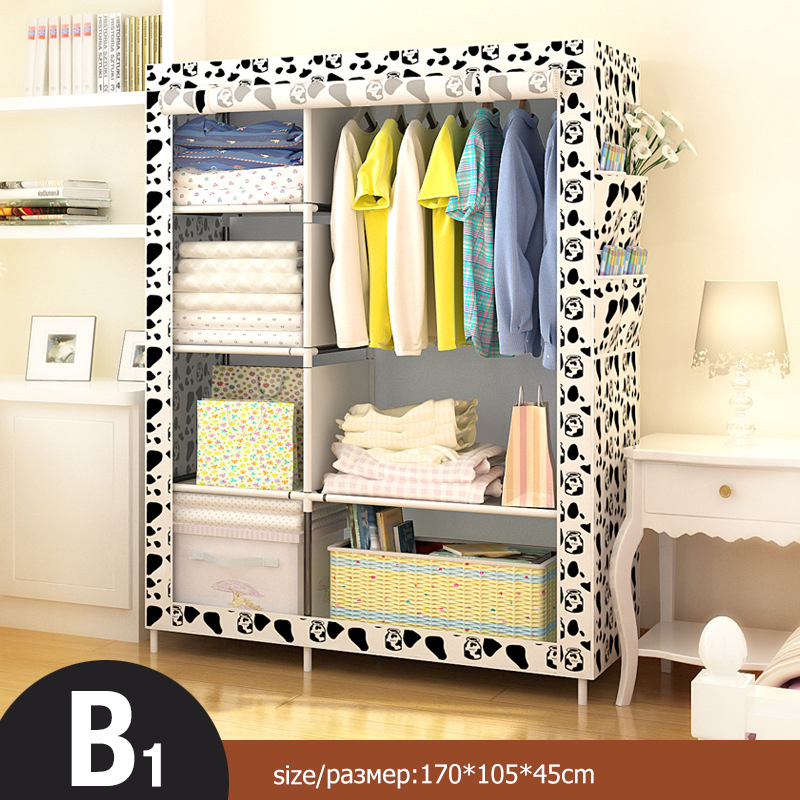 Non-Woven Folding Fabric Wardrobe Storage Organizer